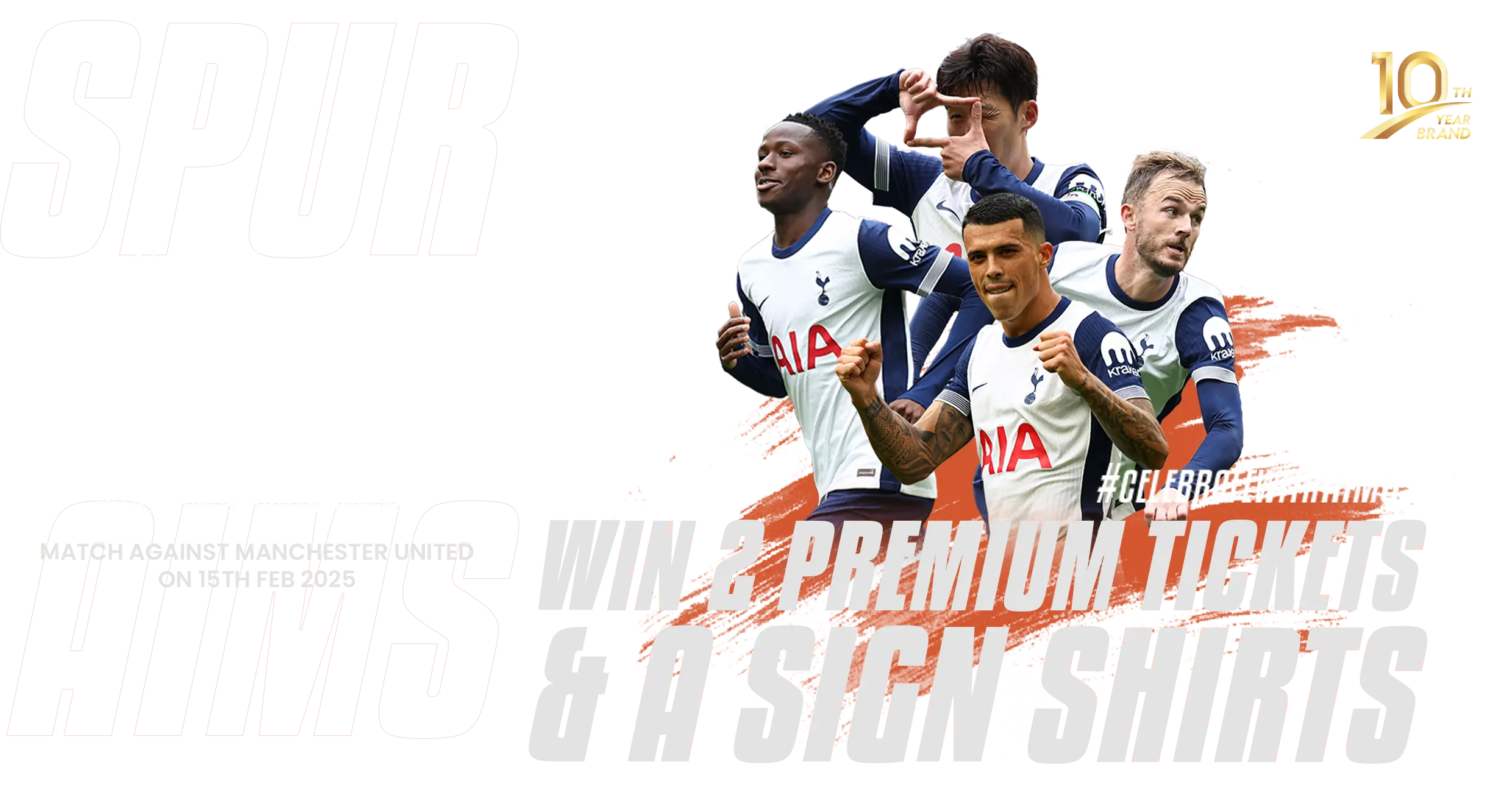 AIMS x Spurs fan campaign — win premium tickets